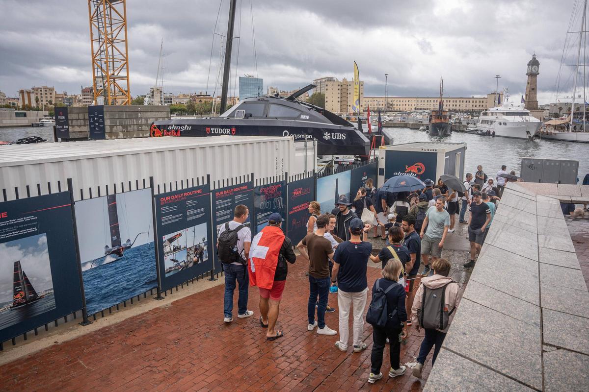 Dock out del Alenghi Red Bull en la Copa América animados por sus fans