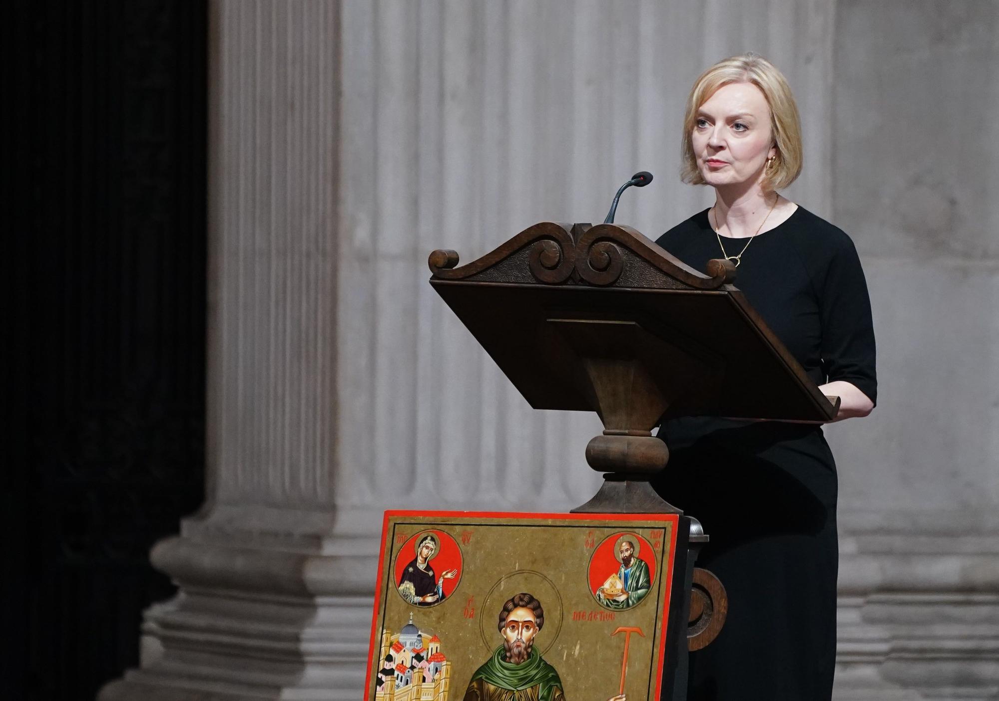 Primera ministra británica, Liz Truss