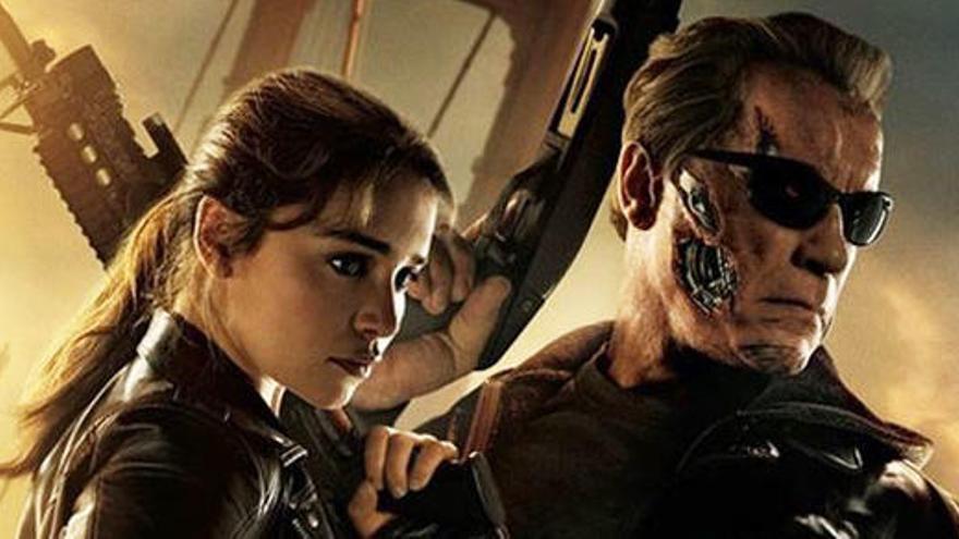 Schwarzenegger i Emilia Clarke.