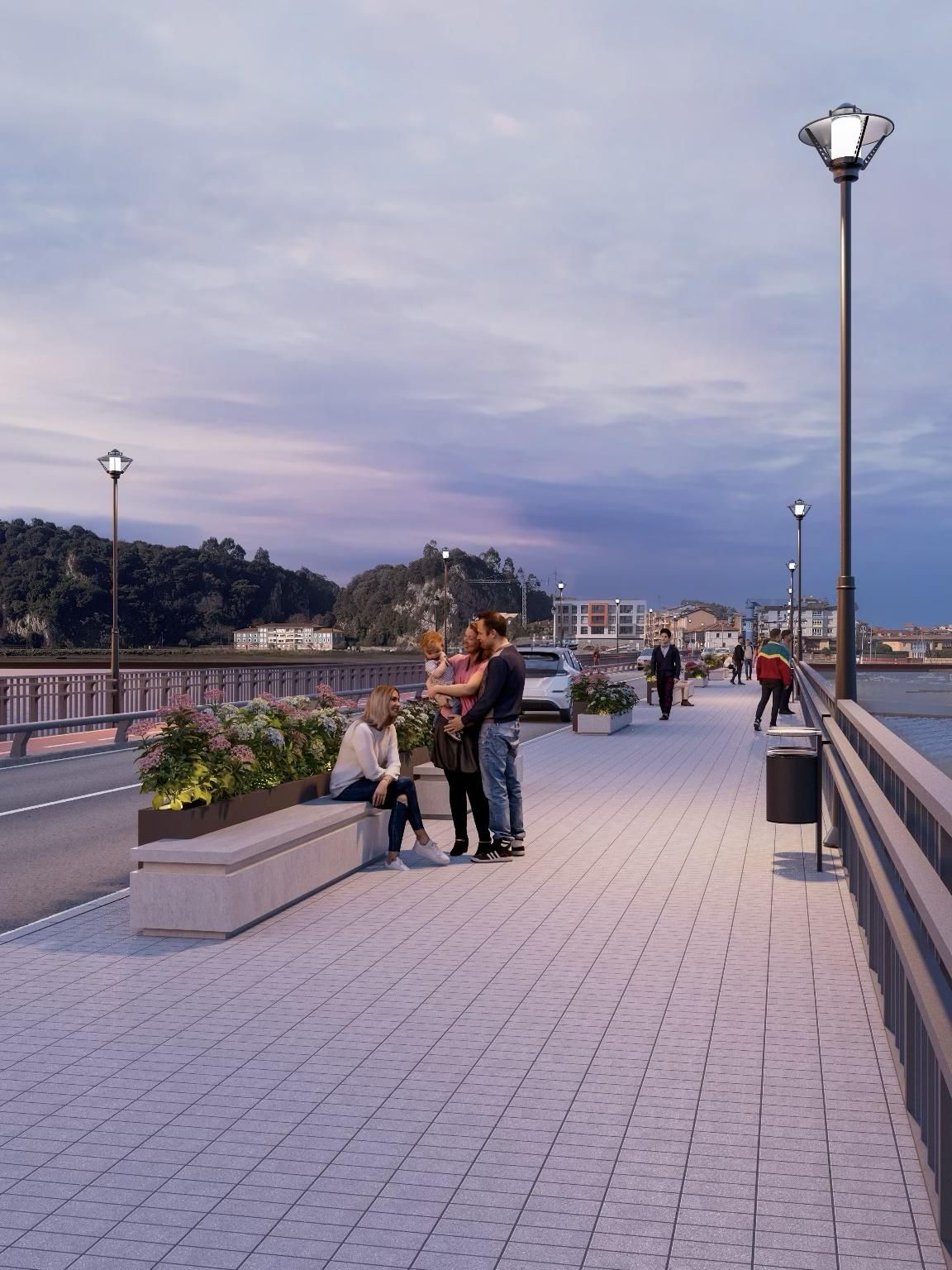 Infografías del puente de Ribadesella