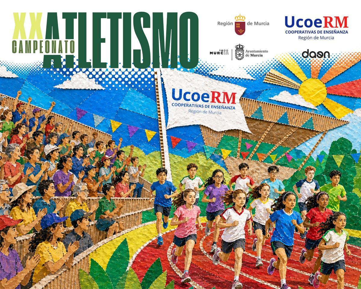 Cartel del XX Campeonato de Atletismo de Ucoerm.