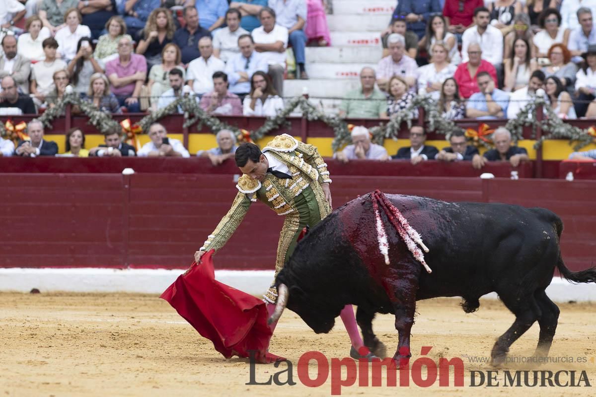 Cuarta corrida en la Feria Taurina de Murcia (Castella, Manzanares y Ureña)