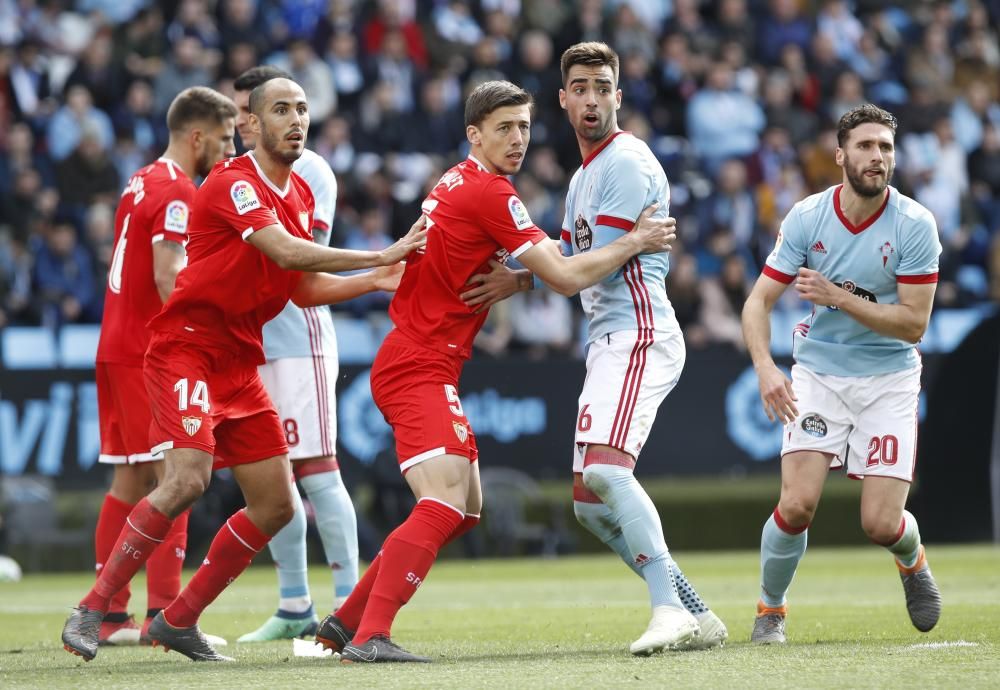 Galería de imágenes con las mejores fotografías de la goleada del Celta al Sevilla (4-0) en Balaídos.