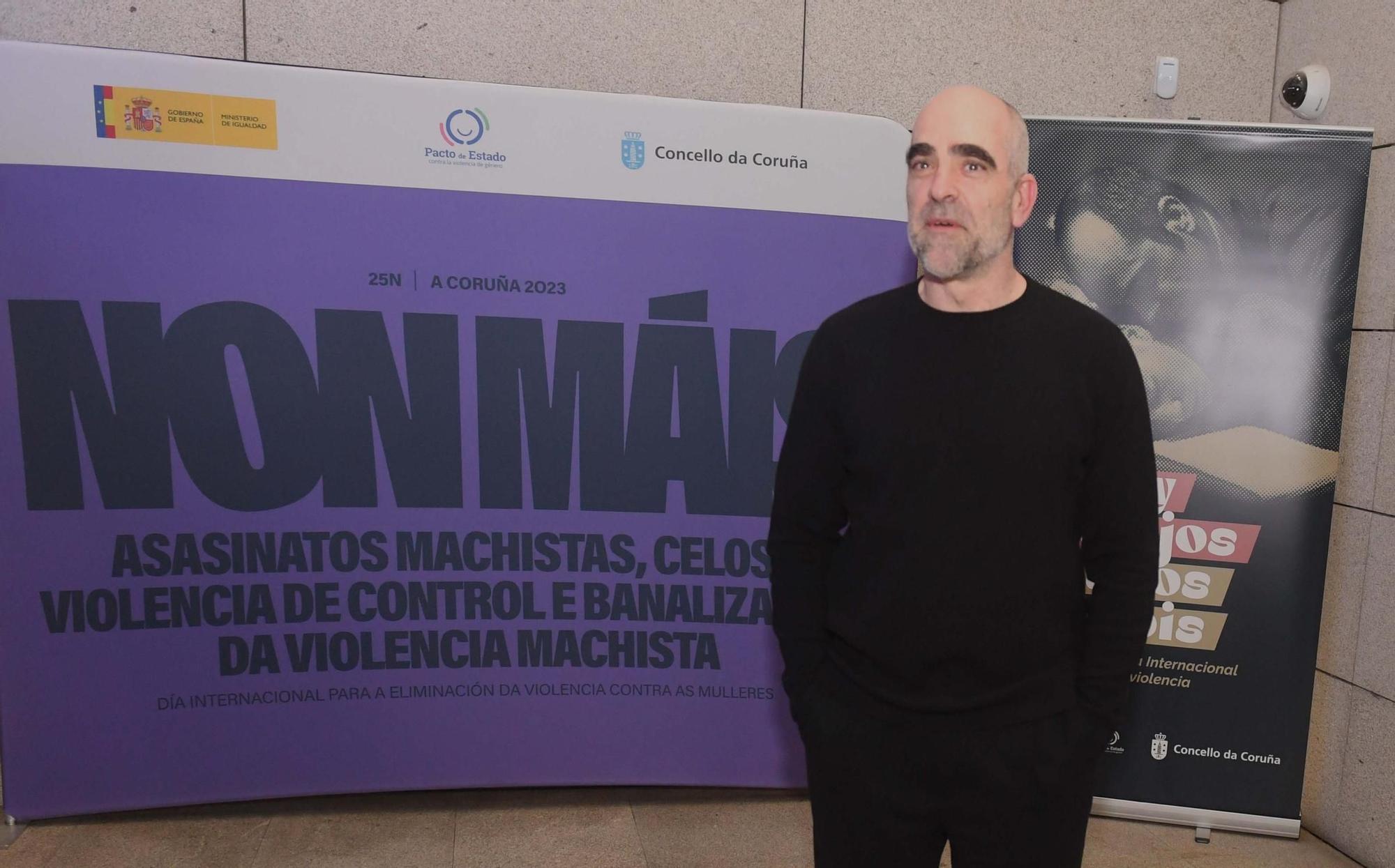 Luis Tosar, en A Coruña contra la violencia machista