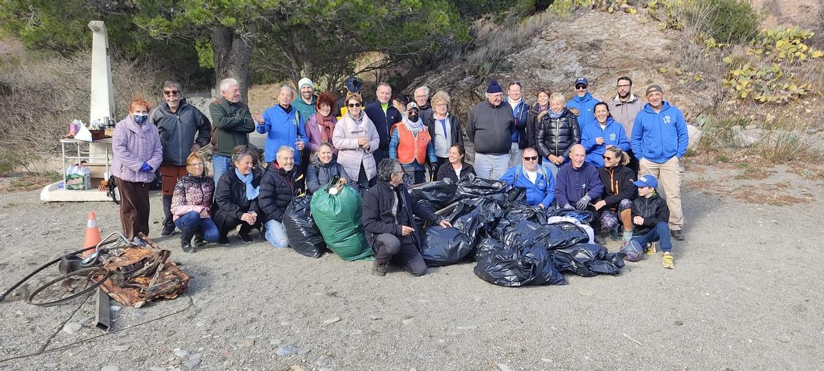 Foto grupal dels voluntaris.