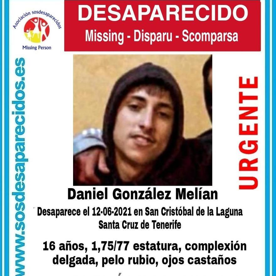 Daniel González Melián, de 16 años de edad