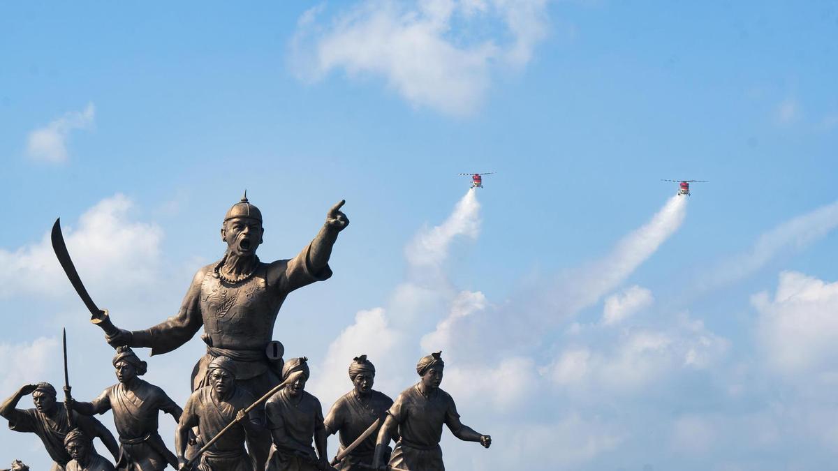 Imagen de archivo de un desfile de la Fuerza Aérea india