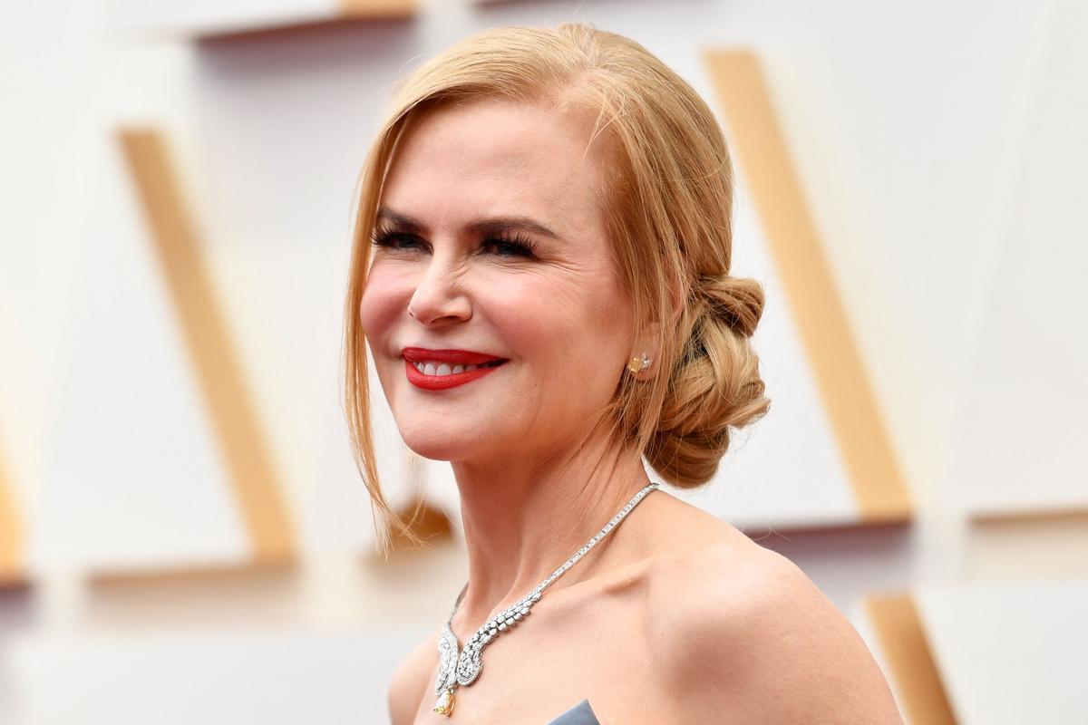 Nicole Kidman, en la alfombra roja de los Premios Oscar.