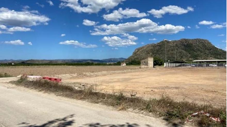 Terrenos donde se habilitará el parking.