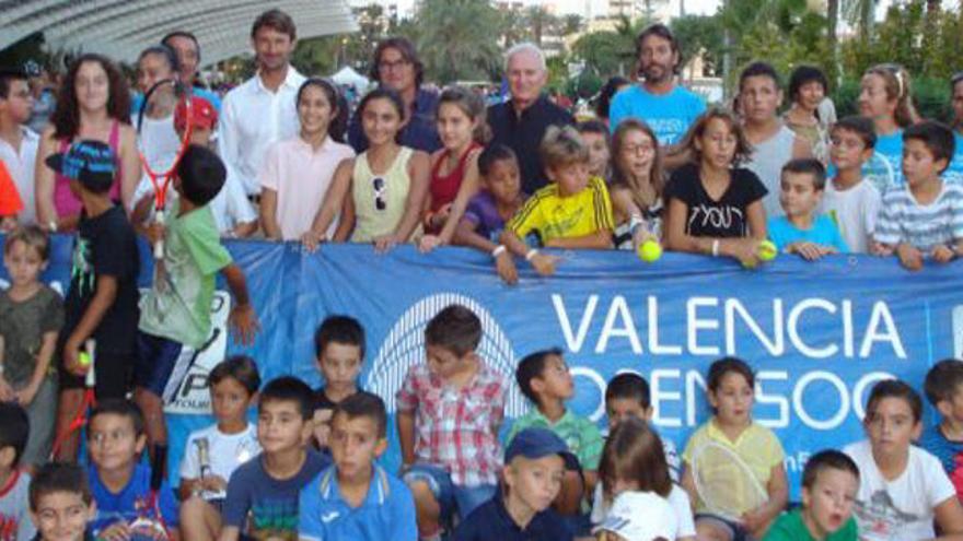 Juan Carlos Ferrero, en una actividad de &#039;Tenis al carrer&#039;