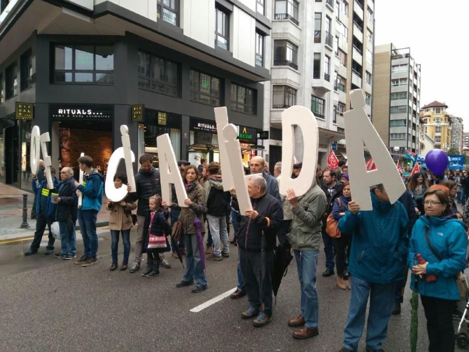 Manifestación por la oficialidad del Asturianu