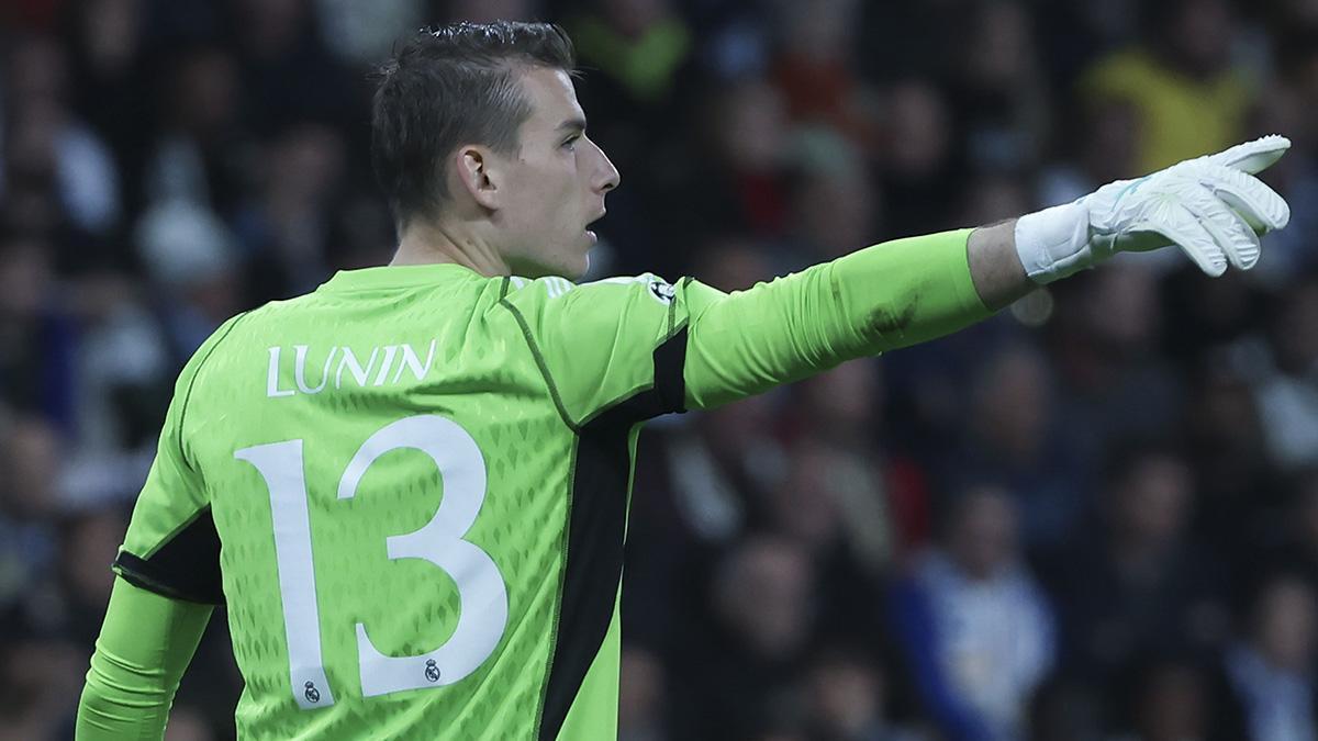 Andreiy Lunin es titular ante la UD Las Palmas