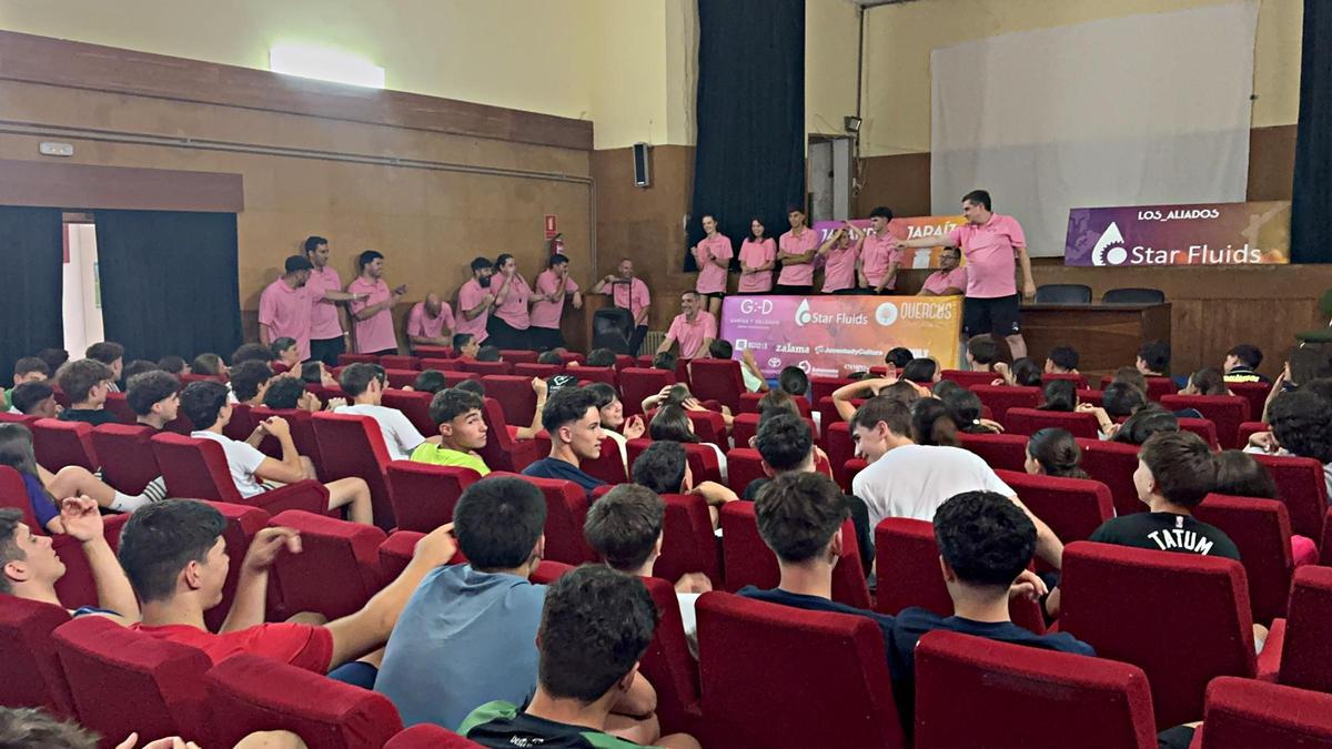 Noche de presentación.