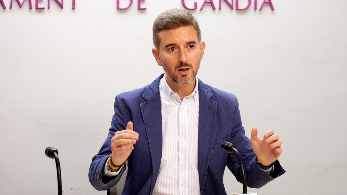 Víctor Soler, portavoz del Partido Popular en Gandia.