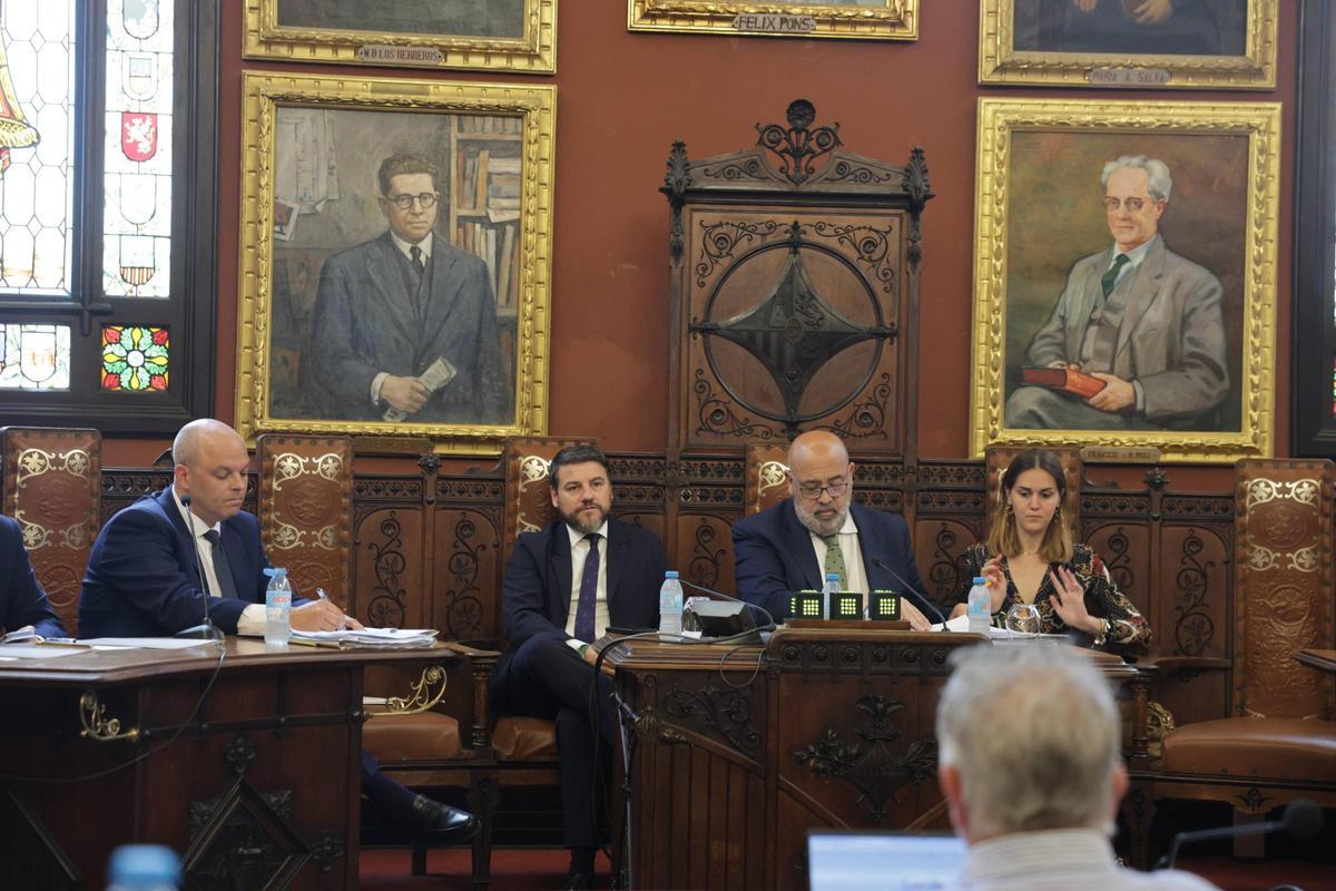 Pleno del Ayuntamiento de Palma celebrado este jueves.