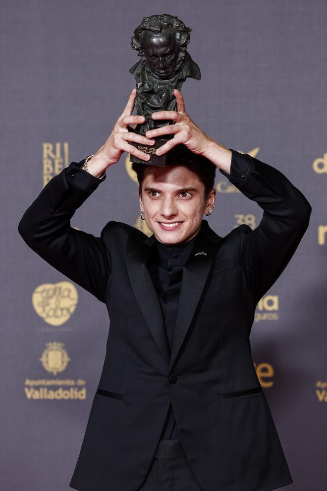 Matías Recalt, mejor actor revelación en los Premios Goya 2024.