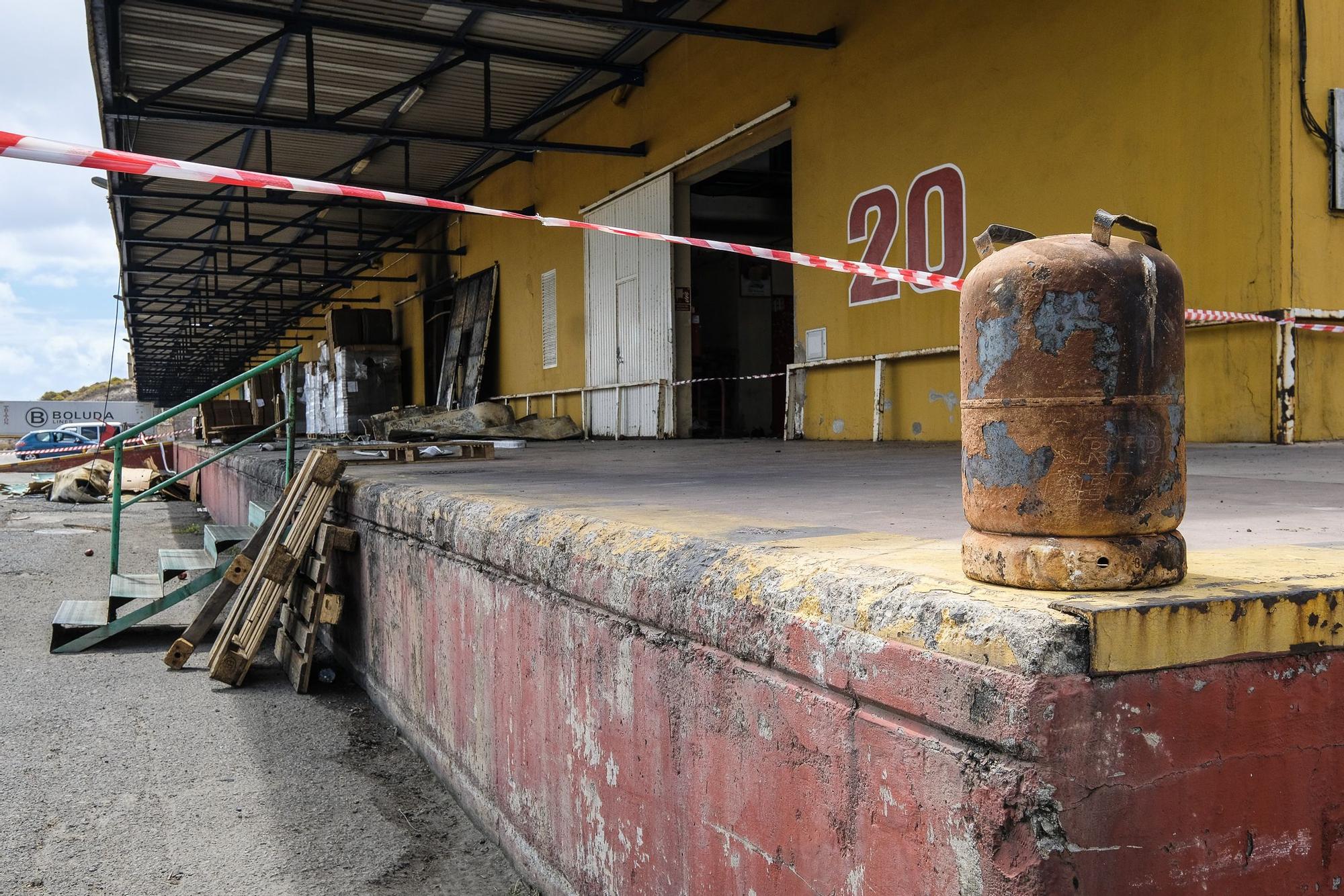 Consecuencias del incendio en Mercalaspalmas