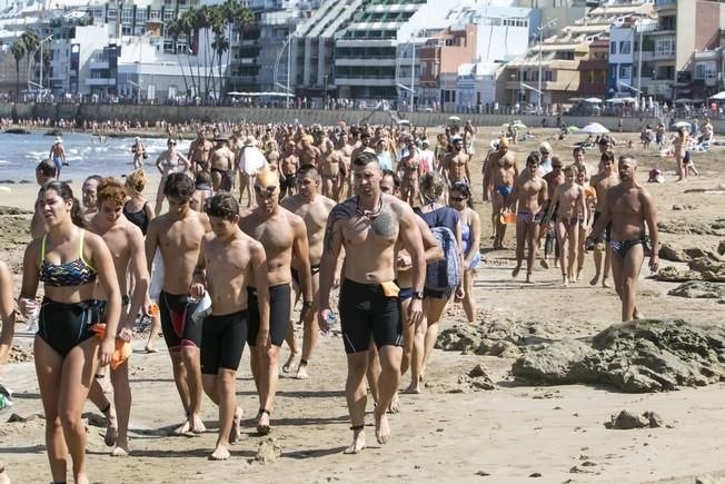 TRAVESÍA A NADO PLAYA DE LAS CANTERAS 2016