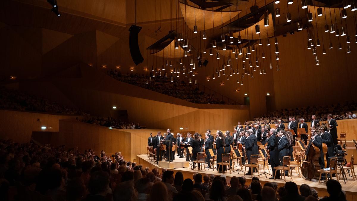 Concierto de la Filarmónica de Berlín en la sala Mozart el pasado mes de mayo