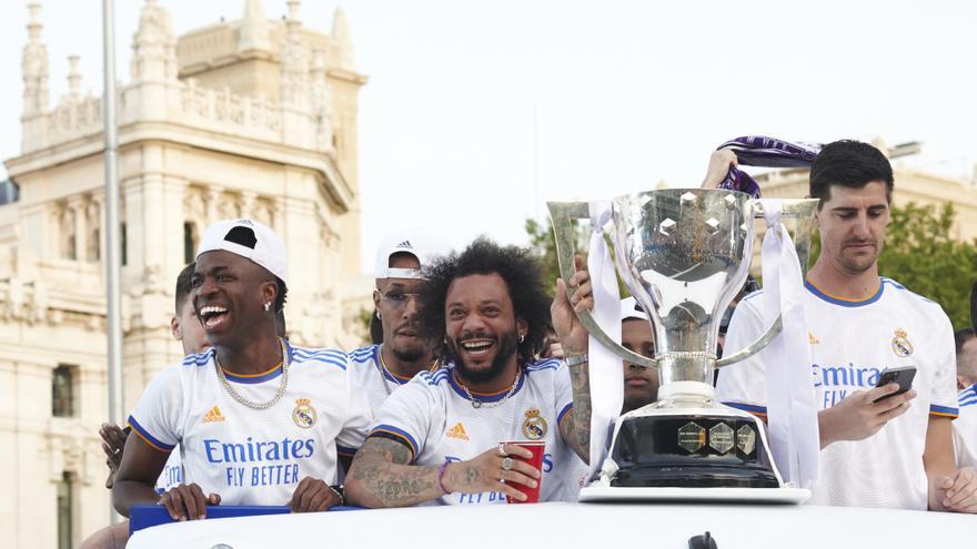 Las imágenes de la celebración del 35º título de liga del Real Madrid