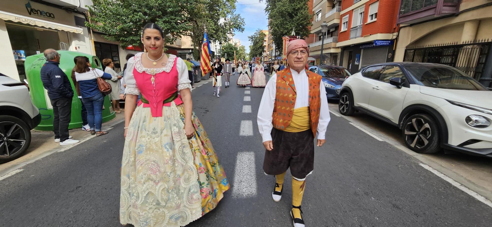 Las comisiones el Marítim, protagonistas en el Homenaje a la Senyera