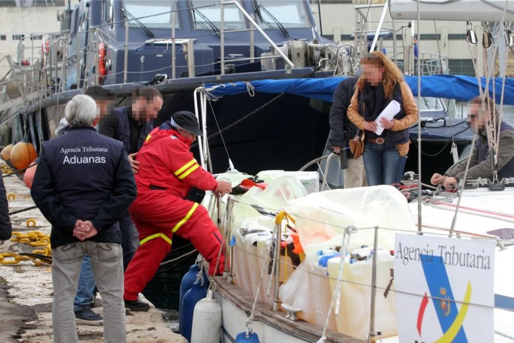 Operación antidroga en la costa de Cartagena