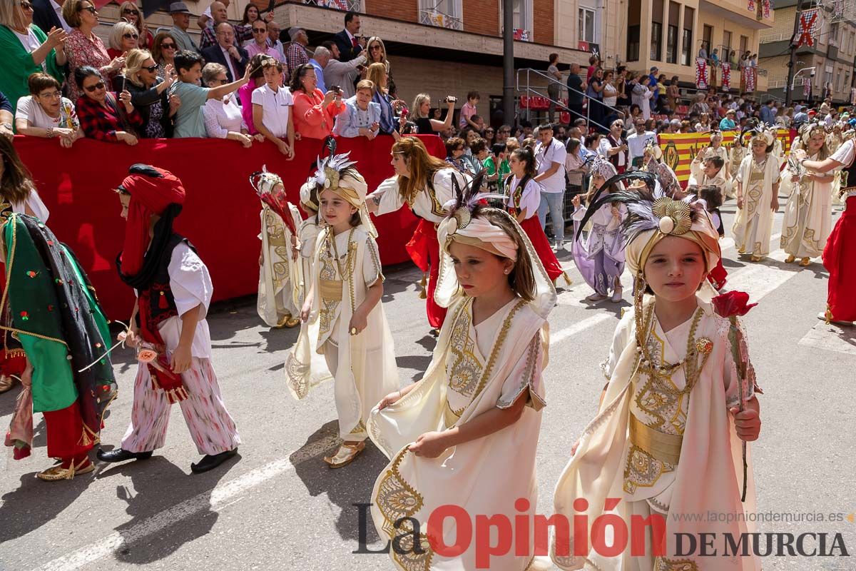 Desfile infantil del Bando Moro en las Fiestas de Caravaca