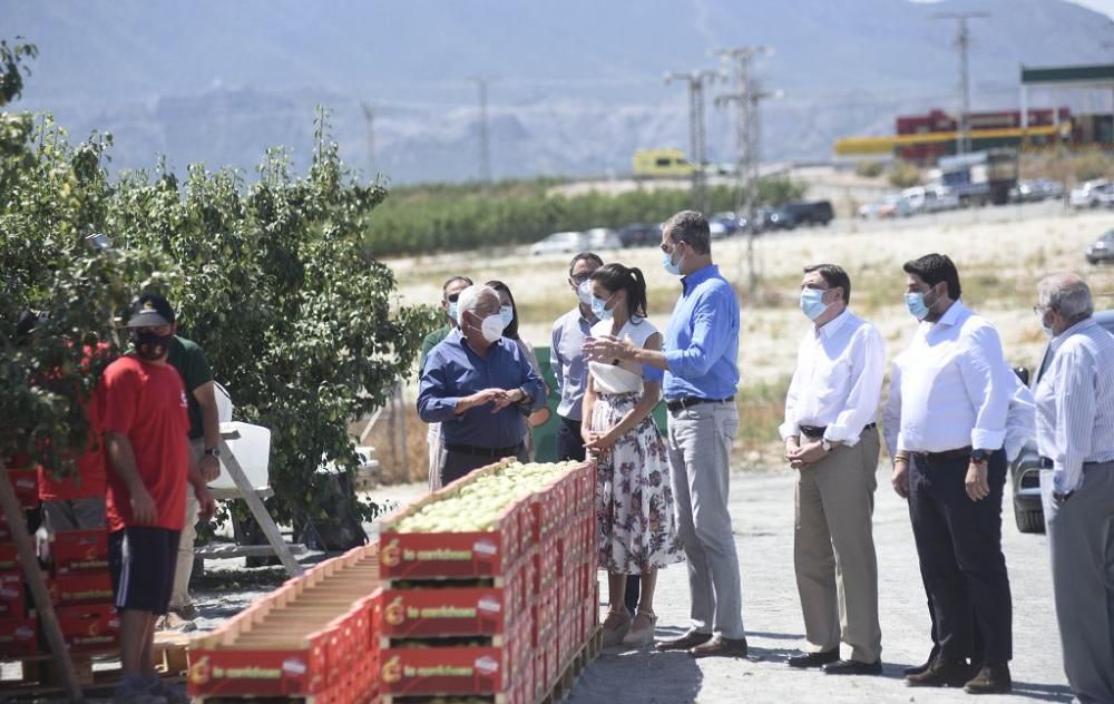 Visita de los reyes a la cooperativa La Carrichosa de Cieza