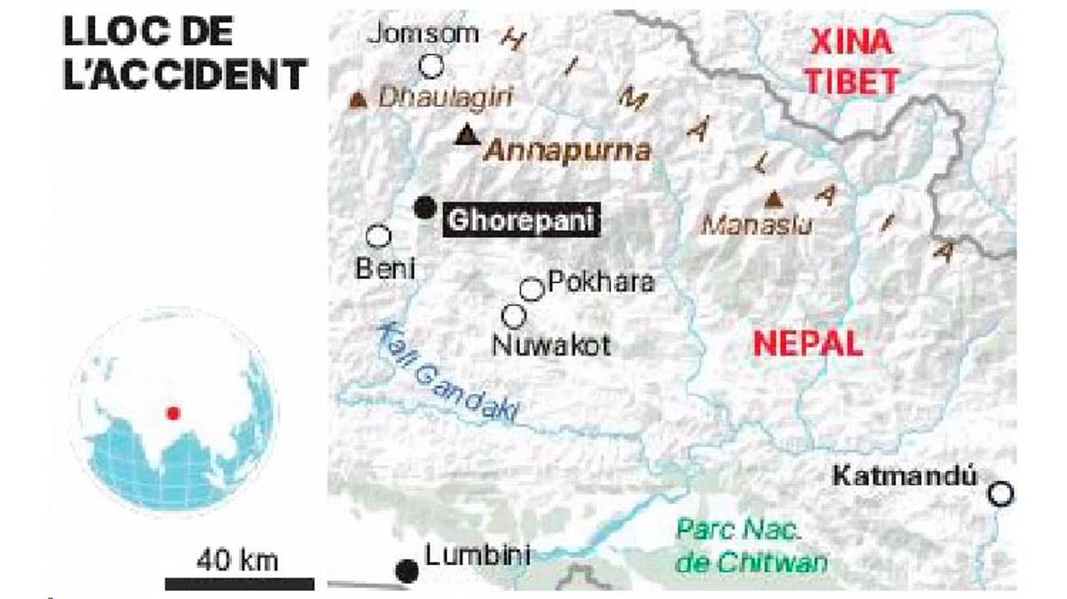 Trobat el cos d’un dels dos catalans desapareguts al Nepal