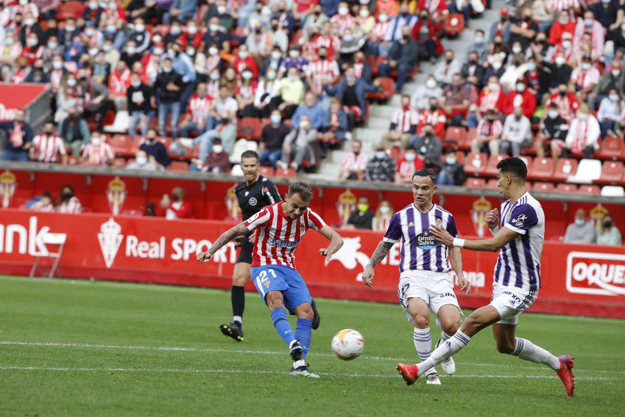 Sporting - Valladolid, en imágenes