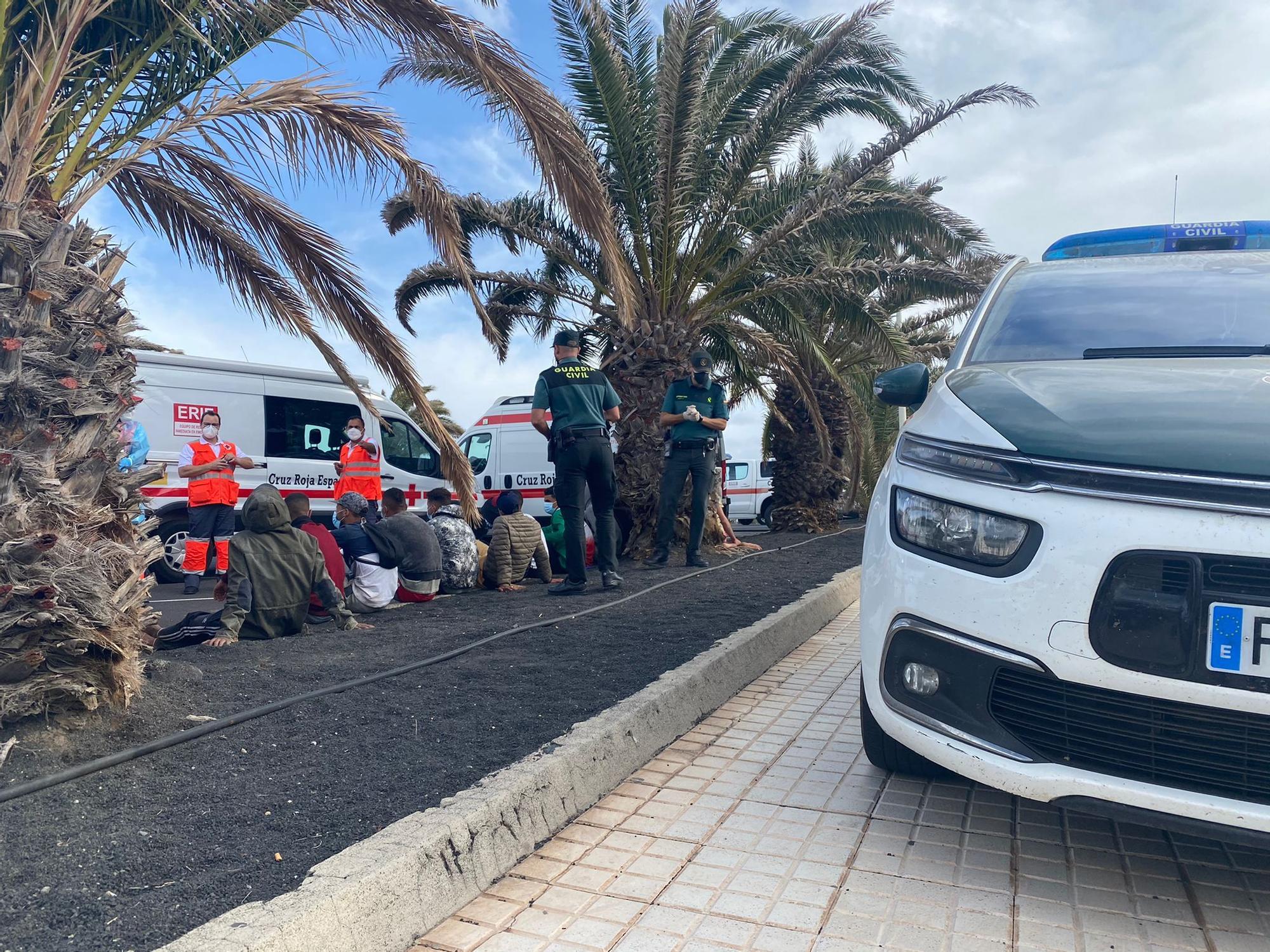 Migrantes localizados en Costa Teguise