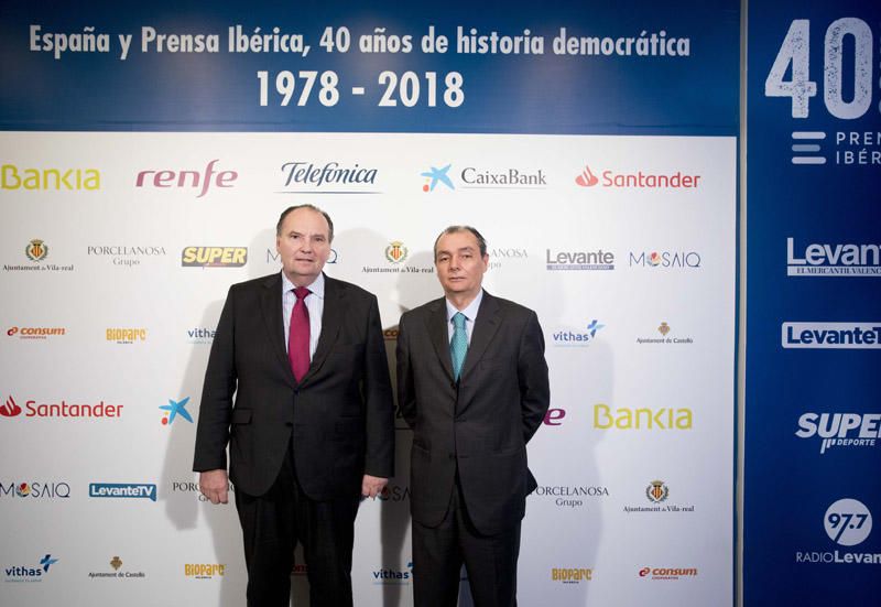 Photocall de la gala del 40 aniversario de Prensa Ibérica en Levante-EMV