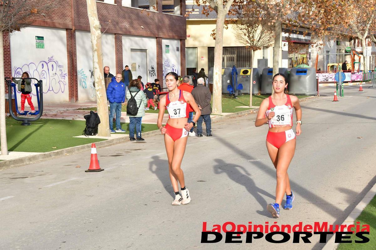 Carrera regional de marcha en Jumilla.