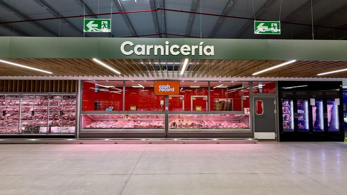 Espacio de carnicería del Cash Record de A Sionlla.