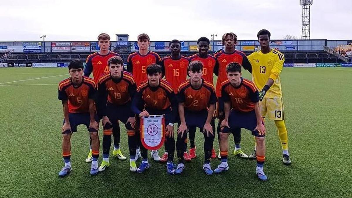 Alineación titular de España