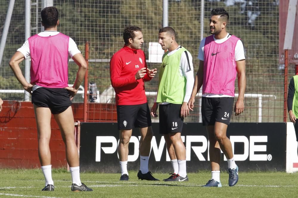 Entrenamiento del Sporting