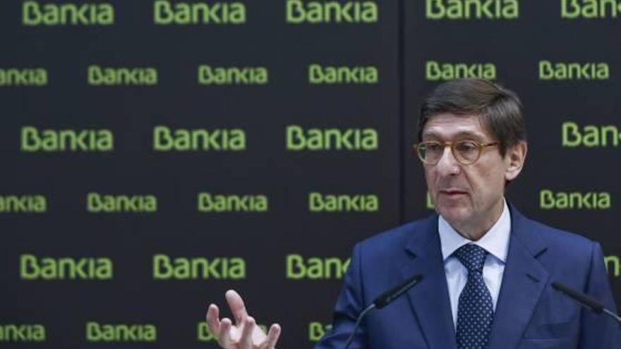 El presidente de Bankia, José Ignacio Goirigolzarri, ayer.