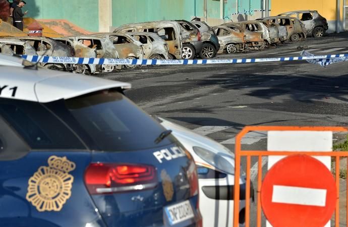 24/08/2018 JINÁMAR, TELDE. Incendio de 25 ...