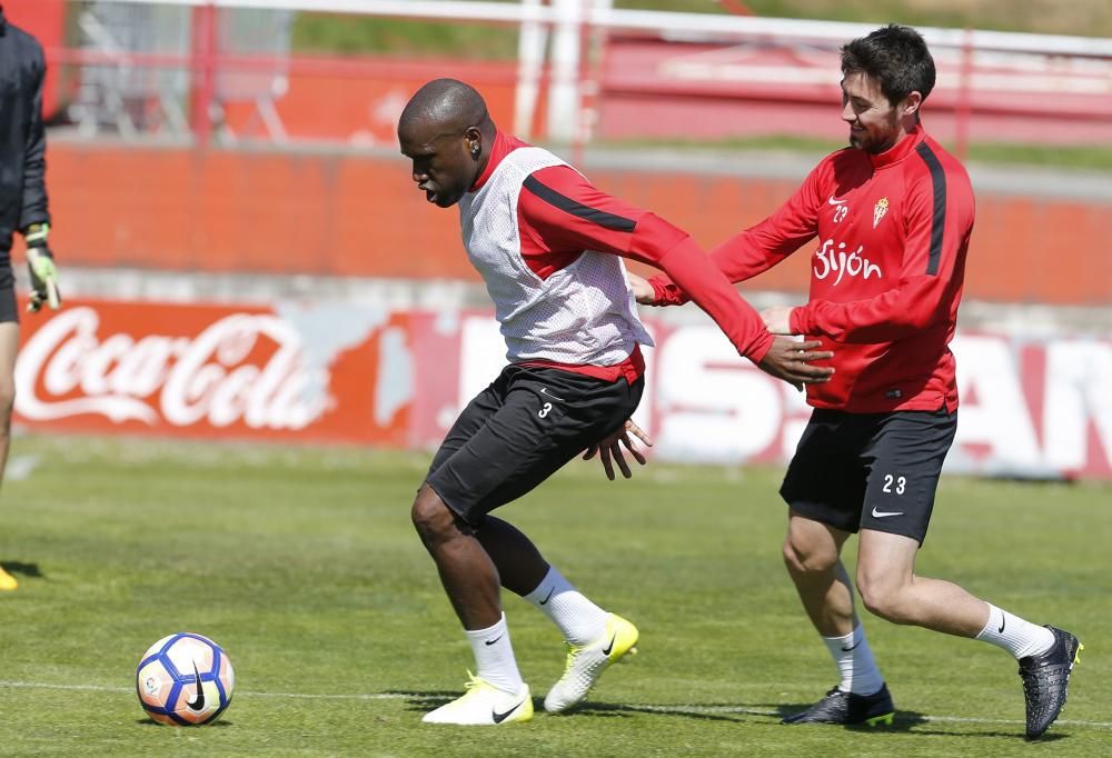 Entrenamiento del Sporting 19/04/2017