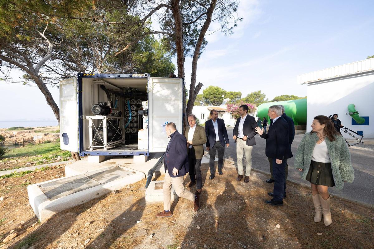 Todas las imágenes de la puesta en marcha de la desaladora de Sant Antoni
