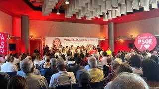 Los socialistas de Gran Canaria arropan a Teresa Ribera en su mitin