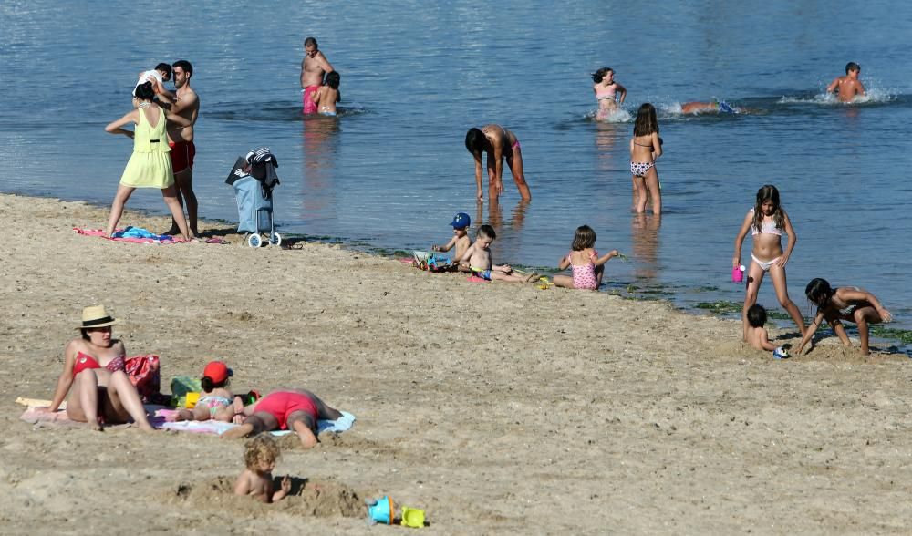 Galicia supera los 40º en cinco municipios y el nordés “enfría” la costa por debajo de 30