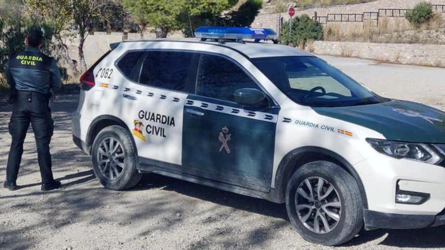 Un coche de la Guardia Civil de Murcia