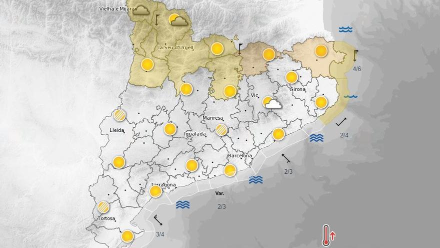 El vent marcarà el dijous al Pirineu i Prepirineu