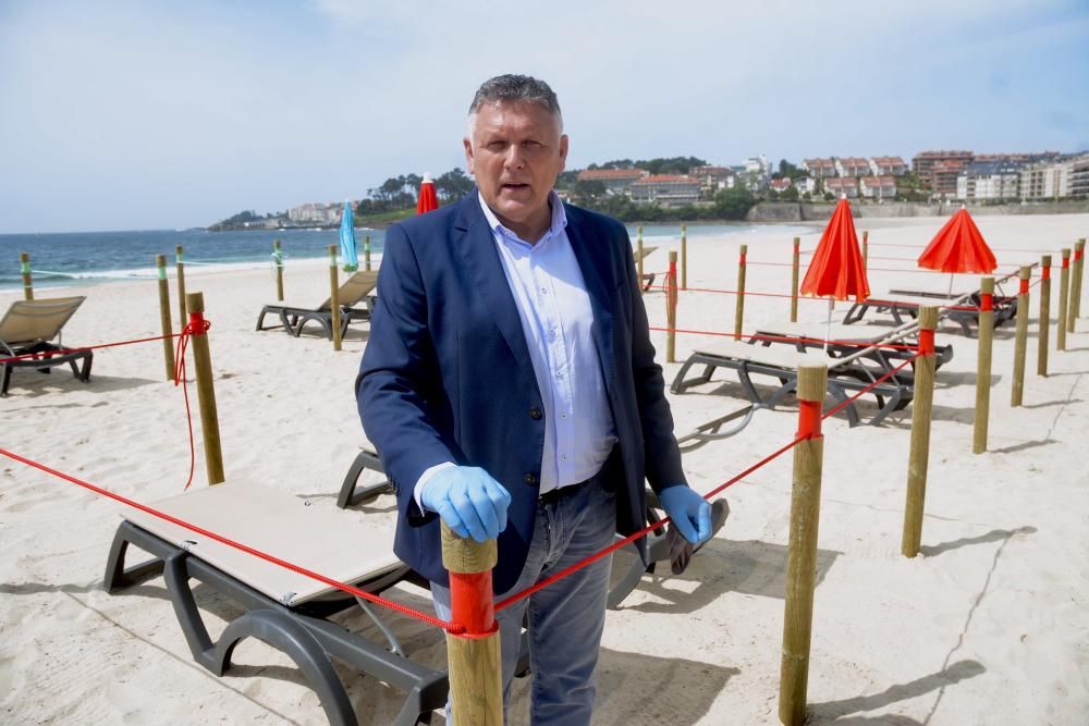 Así se organizará Silgar, la primera playa antiCovid-19 de Galicia