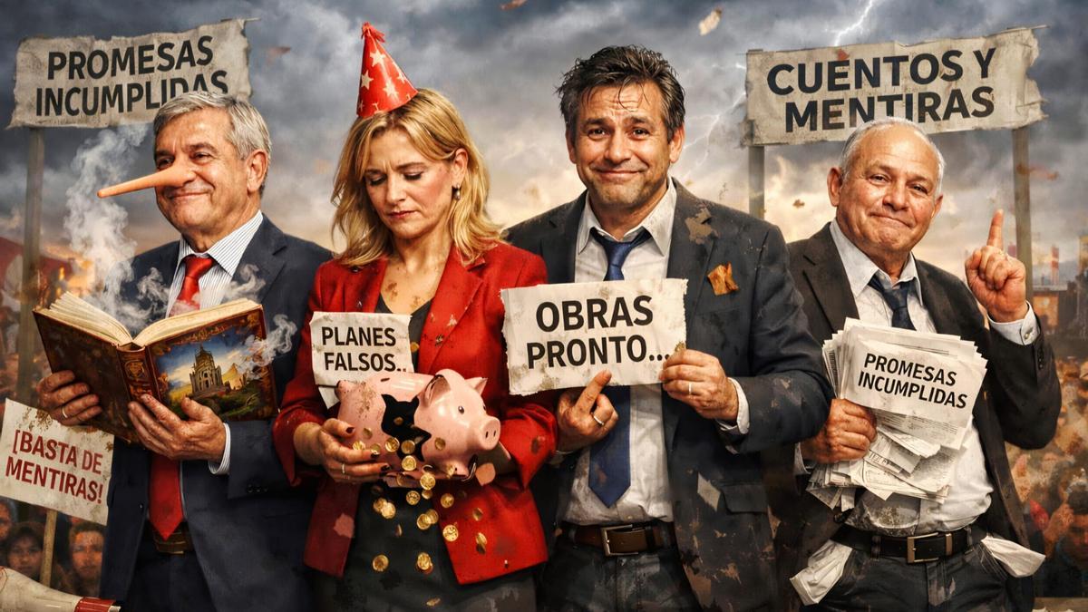 Políticos cuentistas e incumplidores