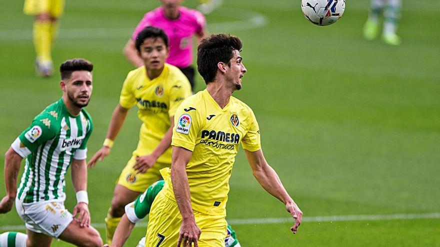 Gerard Moreno, durante el partido de ayer.  | E. PRESS/AFP7