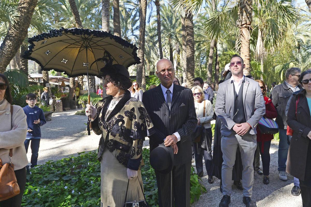 Recreación historica de la visita de la Emperatriz Sisi al Huerto del Cura