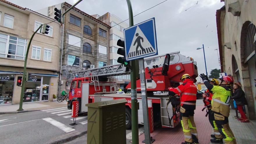 Un edificio que se cae a pedazos en el centro mismo de Cambados