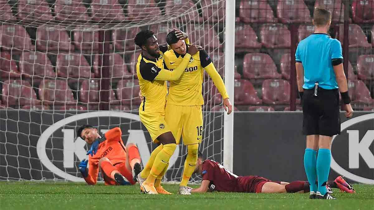 Christian Fassnacht hizo el empate ante el Cluj